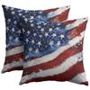 1pc 4th of July Pillow Covers 18x18 Set of 2, Patriotic Throw Pillow Covers Indep