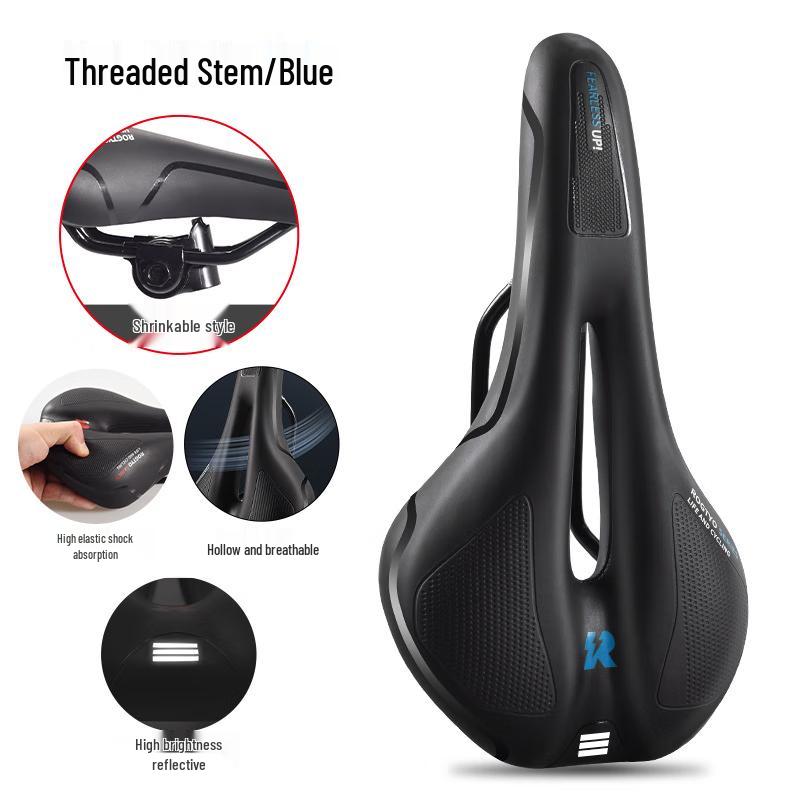 Lishi Thickened Sponge Bicycle Saddle