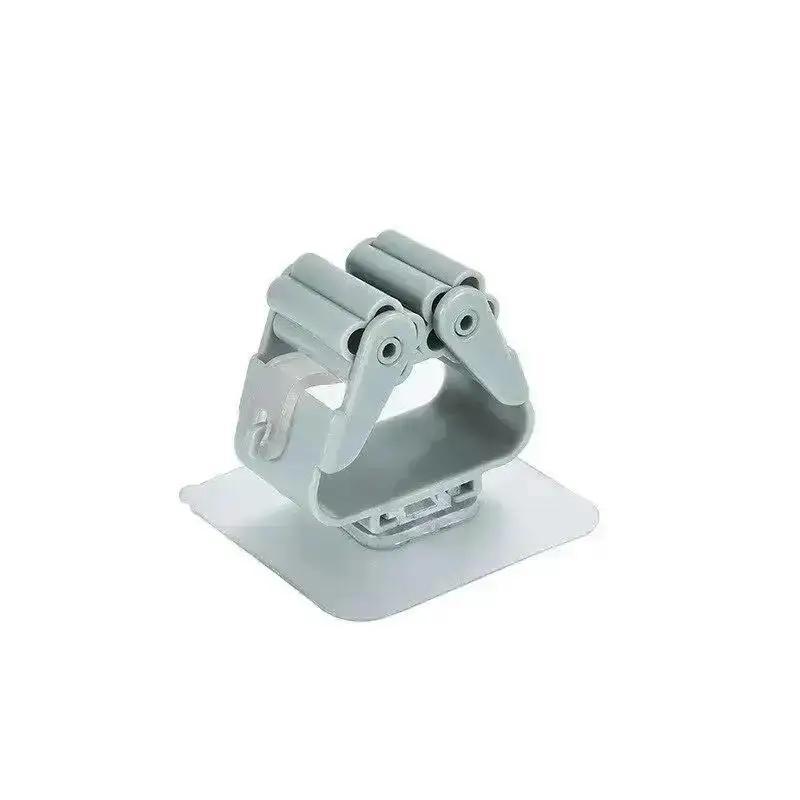 Multi-functional Adhesive Multi-Purpose Hooks Wall Mounted Mop Organizer Umbrella Holder Home Brush Broom Hanger Storage Rack