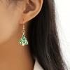 Direct sales fashion Christmas snowflake earrings New Christmas tree snowman