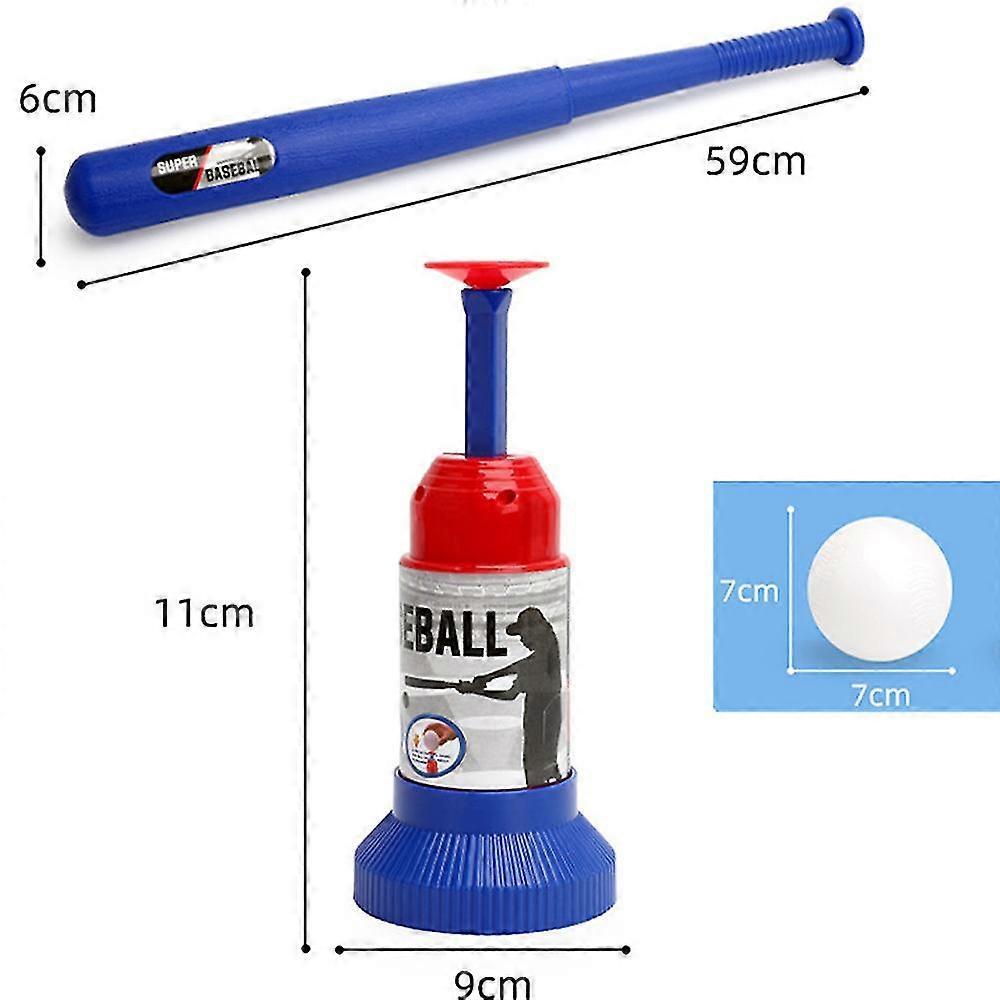 Machine de Lancer Automatique de Baseball pour Enfants Jouet d'Extérieur Intérieur Sport de Loisir Interactif Parent-Enfant Ensemble de Baseball