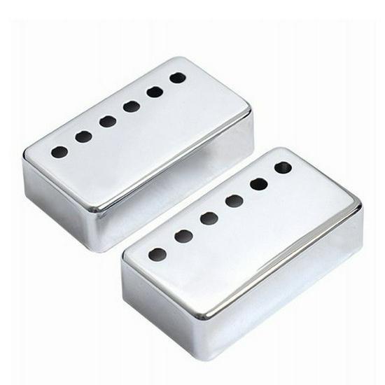 Electric Guitar Pickup Cover - 6-Hole LP in Gold/Silver