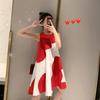 Vest Women's Summer Dress Sleeveless Round Neck Above The Knee  Home Dating Party Daily Wear