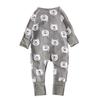 Toddler Infant Baby Boys Girls Romper Jumpsut Playsuit Long-sleeves Pants Romper Outfits