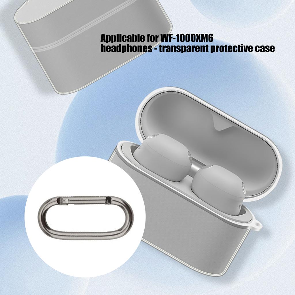 Headphone Shockproof Housing Skin-friendly Guarding Washable Shell Nonslip for WF-1000XM6 Keep Safe From Accidental Drop