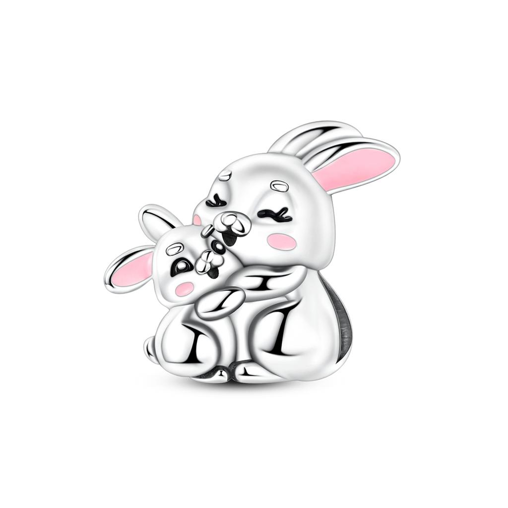 Mother's Day 925 Silver Charms Warm LOVE MOM Beads Pendant Fit Bracelet Diy Woman Jewelry