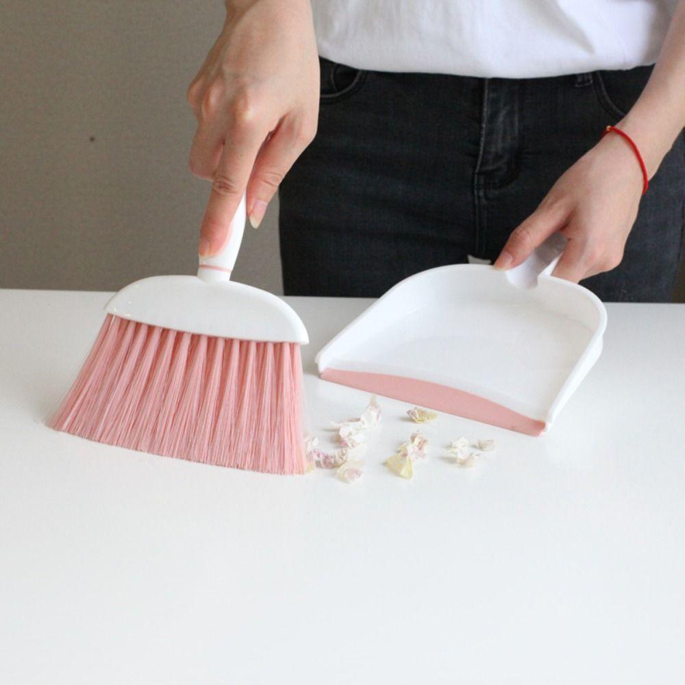 Flexible Mini Dustpan and Brush Set Handheld Desktop Mini Broom Set Car Interior