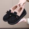 Winter new women's cotton shoes fleece thickened casual fashion Doudou shoes soft sole non-slip one pedal mother shoes