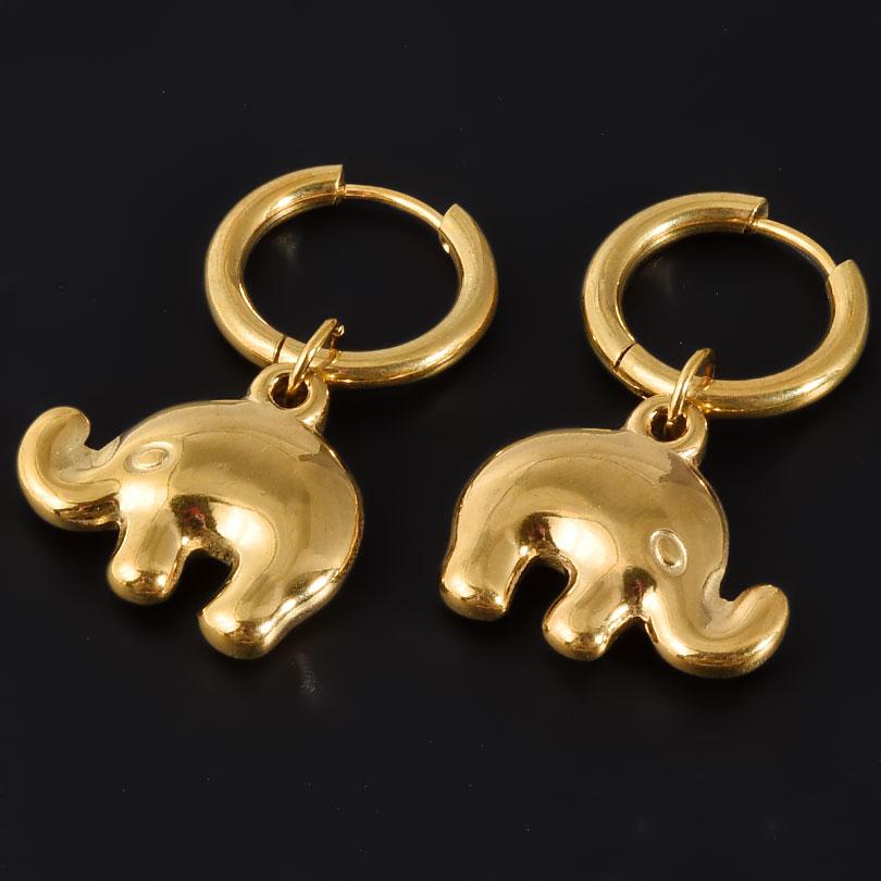 High Quality Metal Flower Birds Star Pendant Earring Stainless Steel Earrings For Women Men Accessories No Fade Ear Jewelry Gift