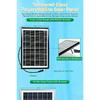 Fish Pond Solar Oxygen Booster Pump Outdoor Charging Oxygen Pump for Outdoor Garden Fish Tank Pond Small Oxygen Booster Machine