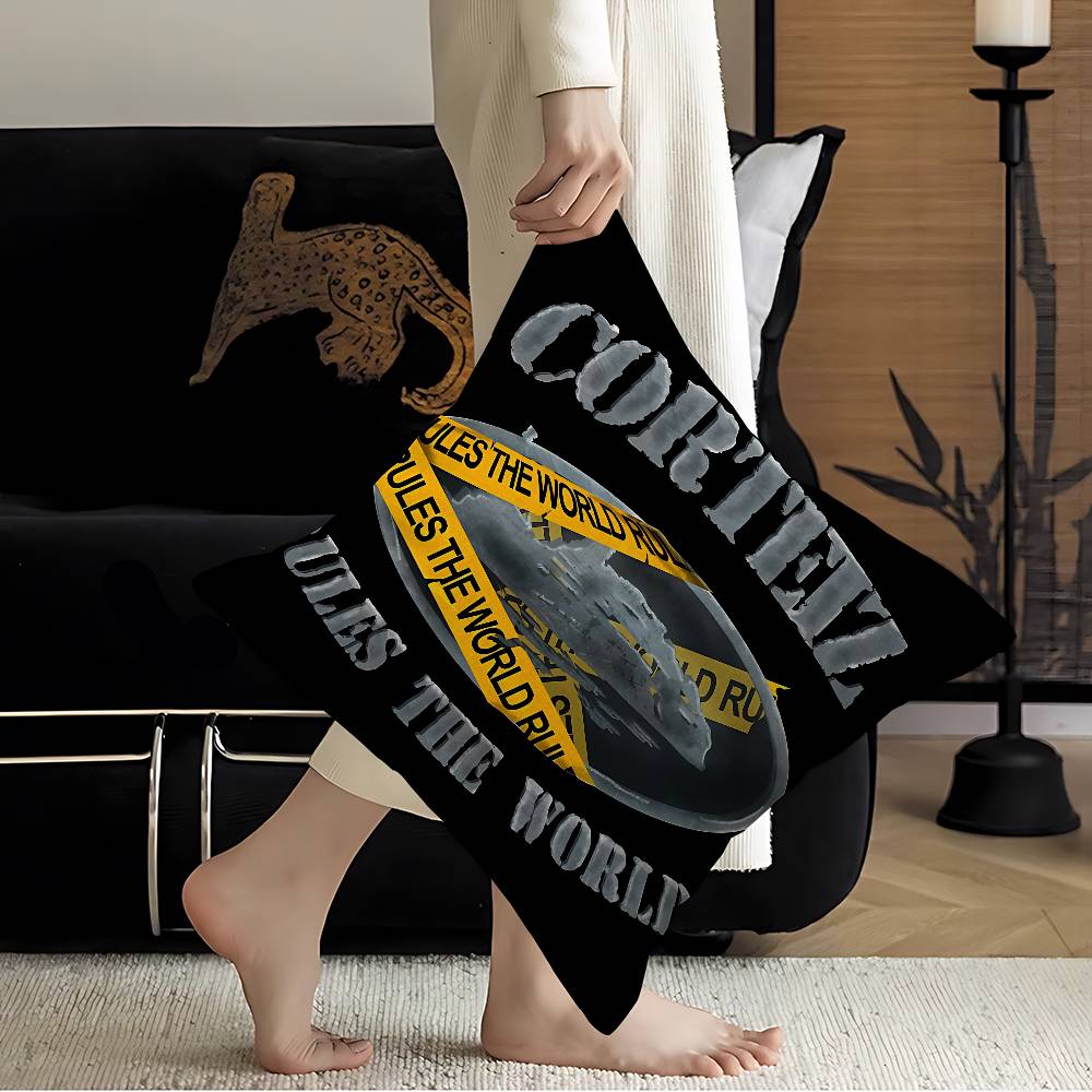 Hot Fashion C-Corteizs Pillowcase Toon Gift Cushion Cover Bedroom Home Sofa Chair Seat Decor Pillow Case
