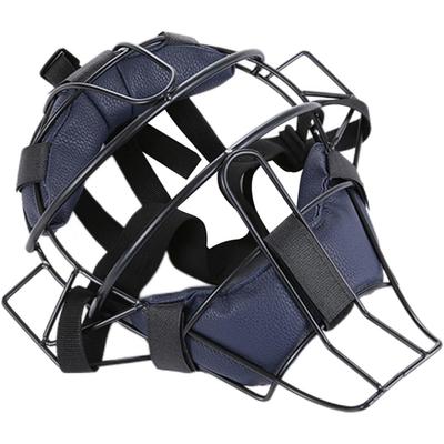 Softballová přilba pro chytače – Lehká polstrovaná baseballová přilba s hliníkovým rámem, nastavitelná pro dospělé a děti (8+) – Černá/Červená/Modrá