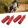 2 Pair Motorcycle Brake Foot Peg CNC Process Plating   Fit For M6 6mm Mounting  S Motorbike