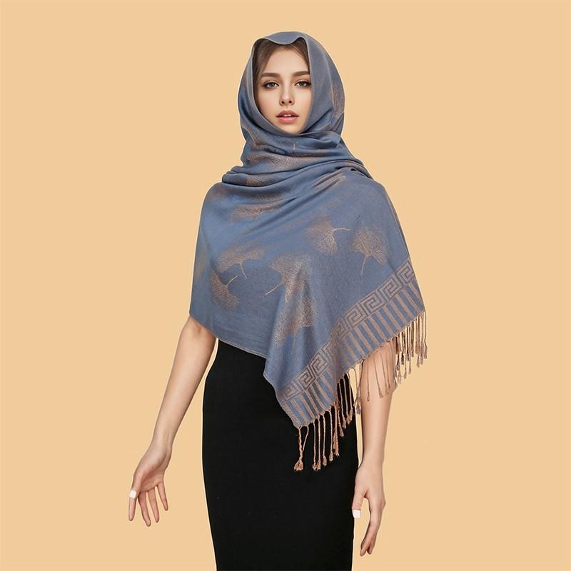 Luxury Thick Cashmere Scarf Women Print New Wraps Pashmina Travel Poncho Warm Blanket Winter Bufanda Shawl Female Stoles