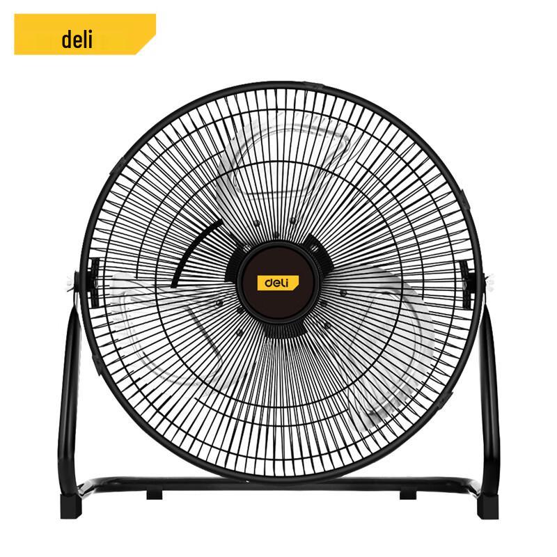 Deli 10-inch Powerful Floor Fan CN plug (adapter included) 10-inch
