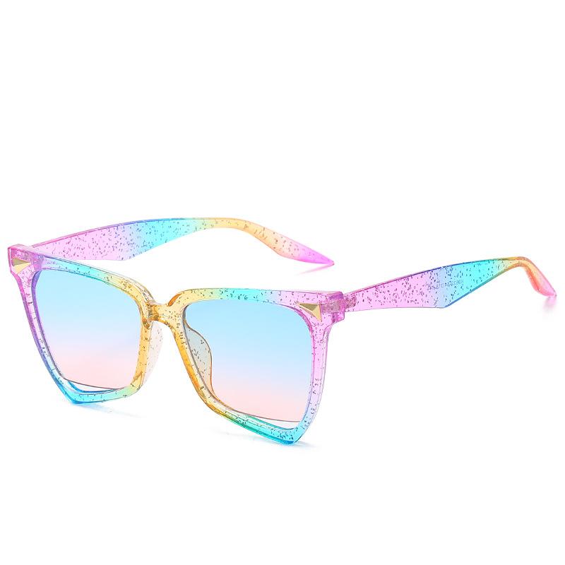 JYL Sunglasses Ladies Cross Border Anti Blue Light Color Block Use 9632 A-17389