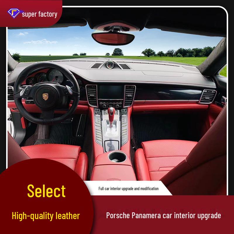 

Обновление интерьера Panamera: Кожаные сиденья, Дверные панели, Перетяжка потолка, Изменение цвета