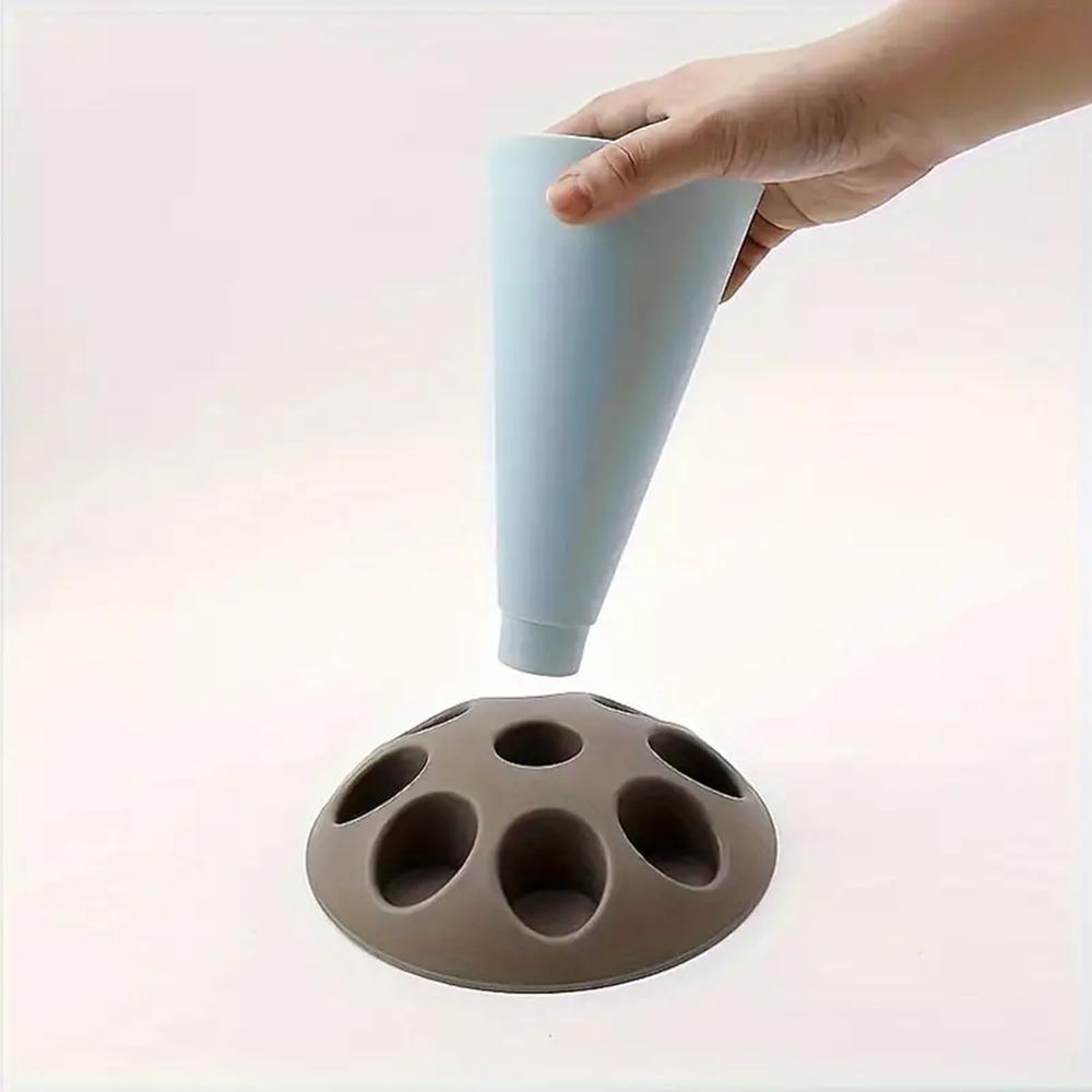 Piping Bag Nozzles Storage Rack Stand With 8 Slots Large Capacity Pastry Bag Mounting Holder Organiser Baking Accessories