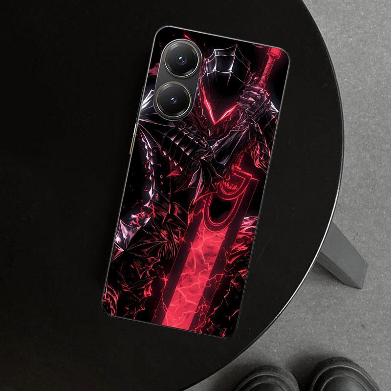 Guts B-Berserks Anime Phone Case Cover for Xiaomi Poco X6 X5 X7 Pro F7 Ultra Redmi 15C 15 13C 13 12C 12 10C 10 10A 9C 9A 9T 9 Co