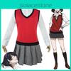 Kakegurui Midari Ikishima Outfit Exquisite School Uniform Dress Cosplay Set For Fans