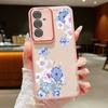 Floral Pattern Soft TPU Case For Samsung Galaxy S25 S24 Ultra S21 S23 S24 FE A56 A55 A54 A15 A16 A25 A35 A36 A53 5G Phone Cover