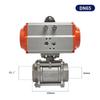 Pneumatic 304 Q611F-16P Stainless SteelThreaded Ball Valve Pneumatic Three-Piece Ball Internal Thread Valve DN15 DN20 DN25 DN32