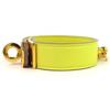 Pristine HERMES Kelly Leather Glove Holder yellow leather Women Used