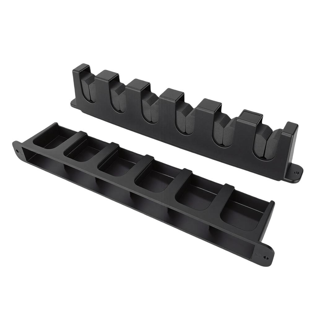 Fishing Rod Holder 6 Slots Wall Mounted Fishing Pole Storage Display Rack for Garage Home Shed
