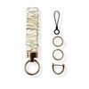 Multi-Functional Fabric Elastic Hair Tie, Keychain, and Wristband Pendant