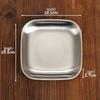 Wutuo 304 Vintage Stainless Steel Serving Plate