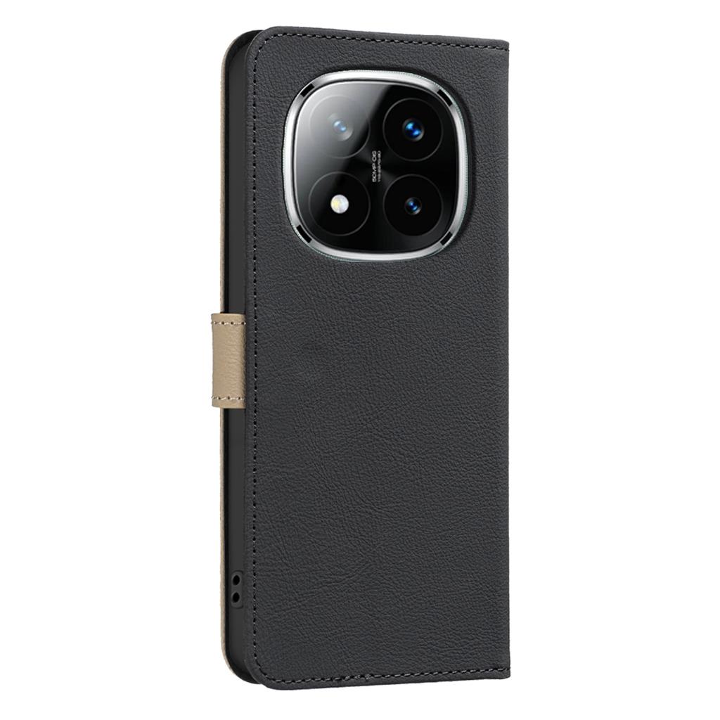 For Xiaomi Redmi Note 14 Pro+ 5G/Xiaomi Redmi Note 14 Pro 5G Leather Case BINFEN COLOR BF36 Floral Pattern Phone Cover RFID Blocking Wallet Stand
