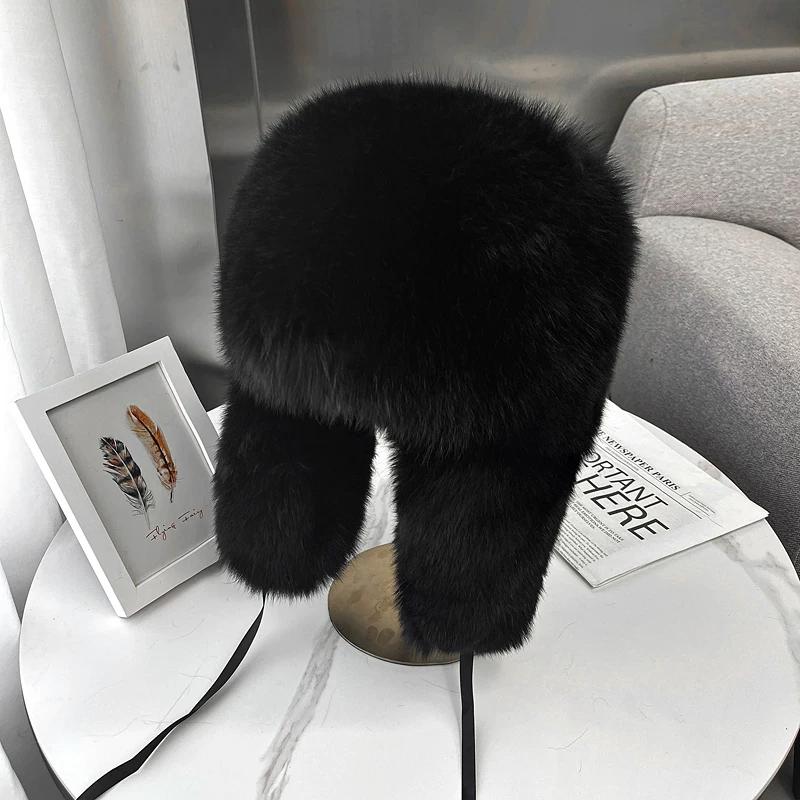 Fox fur whole leather full hair