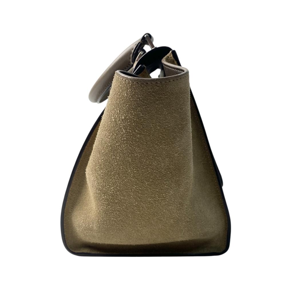 Used CELINEShoulder Bag Beige Leather Women