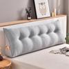 Removable & Washable Triangular Headboard Cushion - Imitation Cotton Linen Tatami Back & Waist Support Pillow