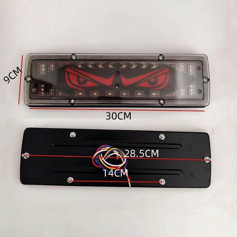 Creative 12-24v Devil's Eye Truck Light Universal Multi-Mode Truck Taillight Safety Warning Lamps Car Decor