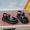 Boys Sandals Collision Avoidance Non-slip Baby Prewalker 1-6 Years Old Children Soft Soled Velcro Sandals