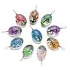 5pcs/lot 13*27mm Hot Sale Crystal Glass Real Dried Flower Oval Pendant for DIY Handmade Jewelry Bracelet Necklace Accessories
