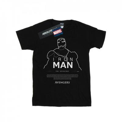 Męska koszulka Iron Man z pojedynczą linią