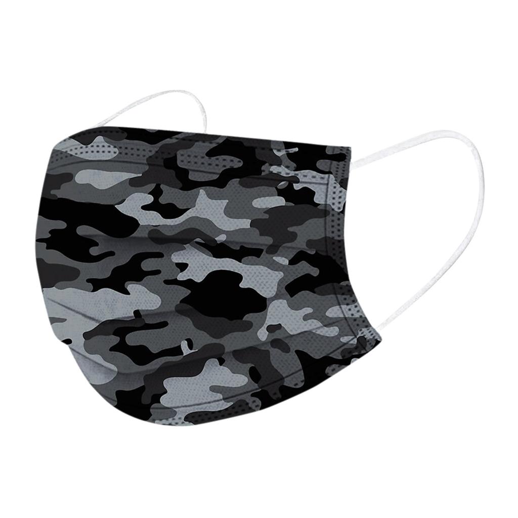 50PCS Children's Mask Print Disposable Face Mask Industrial 3Ply Ear Loop