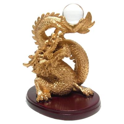 Ryusho Feng Shui Dragon Beaded Dragon Feng Shui Good Luck Figurine