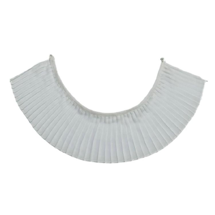 Pleated Ruffle Decorative Shawl Wrap Women Girl Solid Color Chiffon False Collar