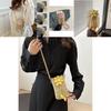 Adorable Floral Weave Bag For Women Trendy Summer Crossbody Phone Purse