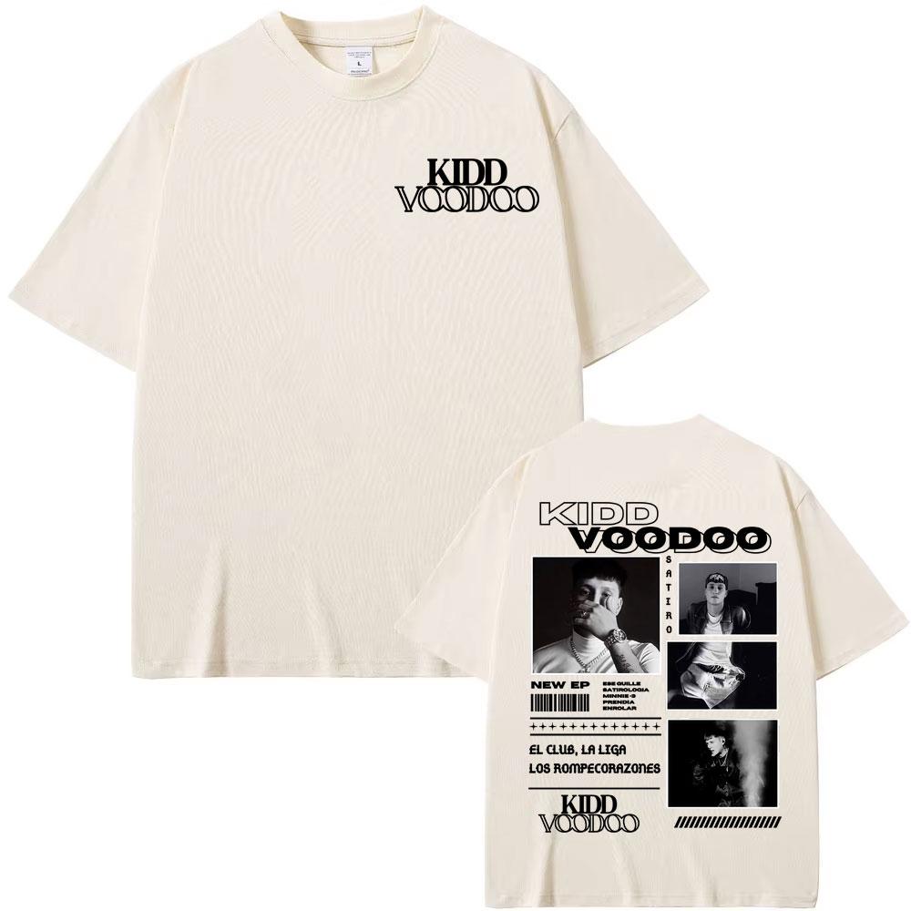 

Kidd Voodoo Satiro Album Tour Merch T-shirt Men s Wear Harajuku Hip Hop Punk Summer Fashion Trend Print 100% Pure Cotton Top 4XL