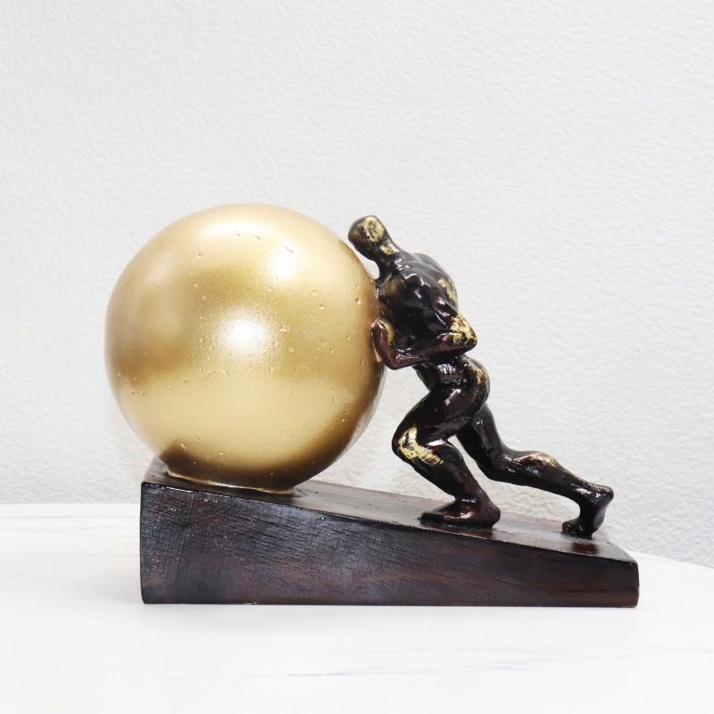 Modern Nordic Minimalist Resin Sculpture Greek Mythology Abstract Figure Home Decor Art Piece Living Room