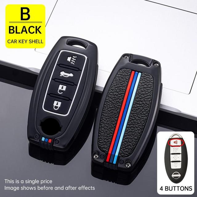 

Чохол для ключів автомобіля Чохол для ключів Nissan Patrol Y62 Rouge Maxima Altima Sentra Murano 20 18 2019 2020 Автомобільний ключ з дистанційним керуванням