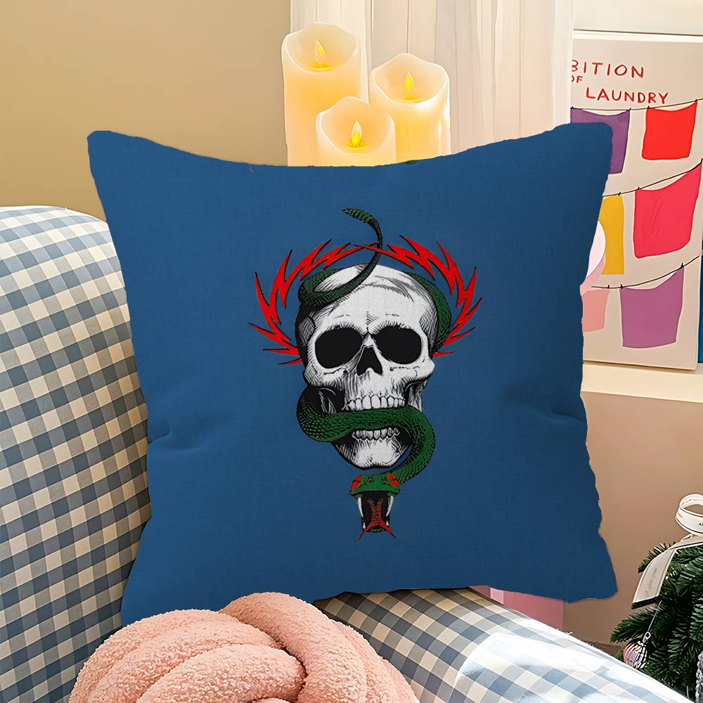 PPowells PPeraltas Skateboard Cartoon Pillow Gifts Home Office Furnishings Bedroom Sofa Car Cushion Cover Case Xcm