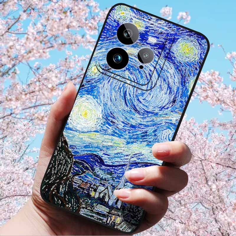 For Realme GT 7 Pro 5G 6.78"Case 3D Relief Soft Silicone Cover Retro Embossed for Realme GT 7 Pro Phone 3D Soft Protection Case