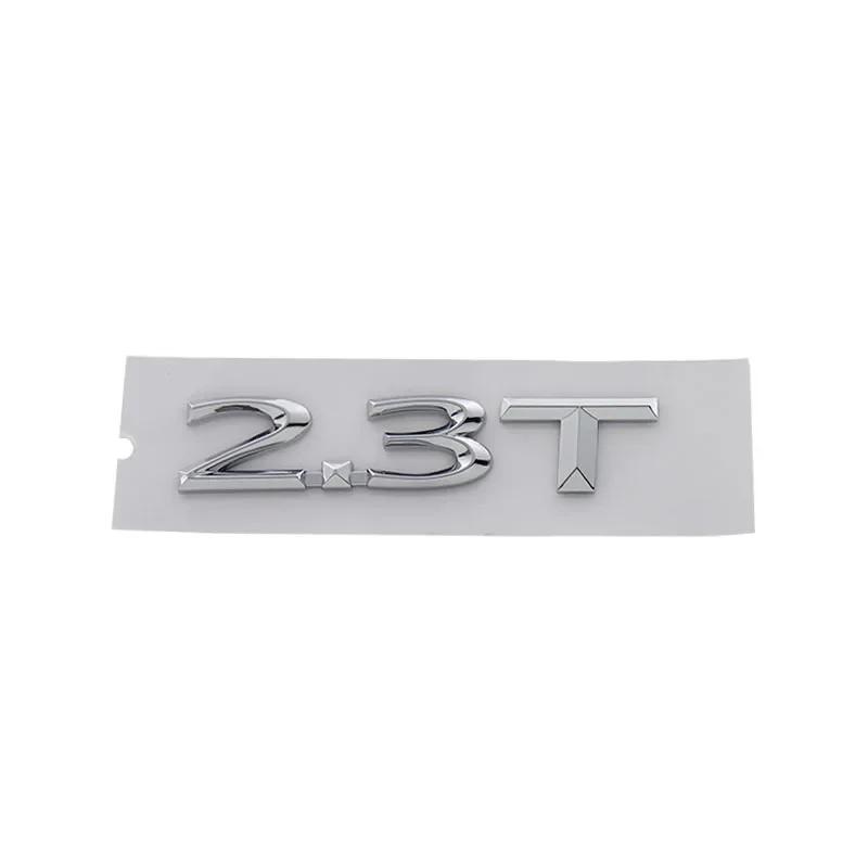 3D Premium 2.3T 2.3 T Letters car Fender trunk Rear Bonnet Decal Emblem Badge Sticker