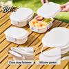 Portable Lunch Box Snack Container with Separate Compartments Design