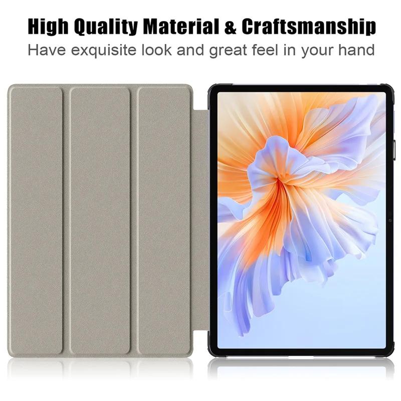 Case for Honor Pad V9 11.5 Inch Trifold Magnetic Leather Hard Smart Cover For Coque Honor V8 11" V8 Pro 12.1" Tablet Case